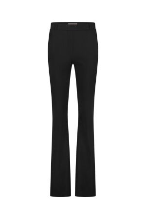 Studio Anneloes Studio Anneloes flair long bonded trousers 94812 Flared 9000 black