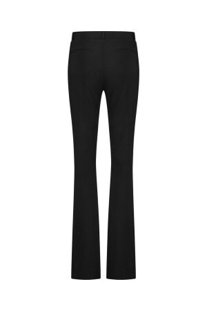 Studio Anneloes Studio Anneloes flair long bonded trousers 94812 Flared 9000 black