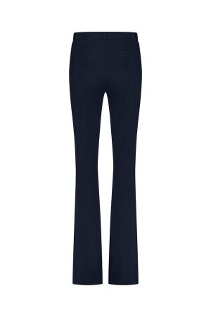 Studio Anneloes Studio Anneloes flair long bonded trousers 94812 Flared 6900 dark blue