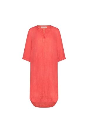 Nukus Nukus kate dress mix Jurk 61 coral