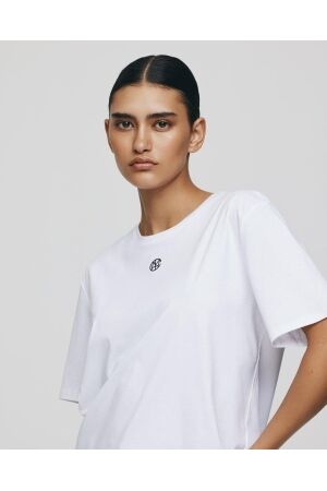 MSCH Copenhagen MSCH Copenhagen mschmelea icon tee T-shirt Korte mouw b white black