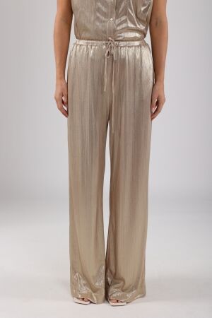 Nukus Nukus mila pants shiny Broek 4 gold