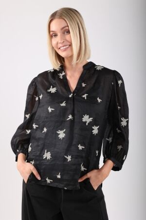 Nukus Nukus lena blouse Blouse 5 black