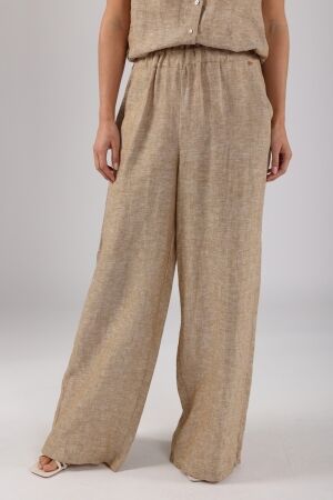 Nukus Nukus debb pants melange Broek 42 dark sand