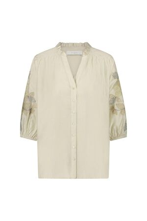 Nukus Nukus tina blouse embroidery Blouse 17 off white