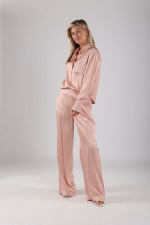 Nukus Nukus lynn blouse silky Blouse 41 salmon