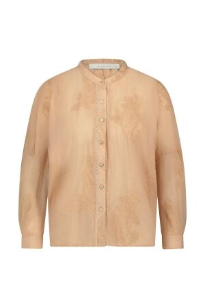 Nukus Nukus rosan blouse embroidery Blouse 13 powder