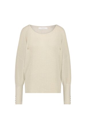 Nukus Nukus batwing pullover lurex Trui 17 off white