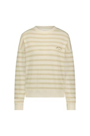 Nukus Nukus noa pullover stripes Trui 131 offwhite/sand