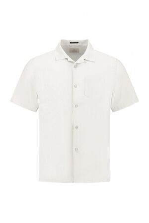 DSTREZZED DSTREZZED hero resort shirt Overhemd 100 white