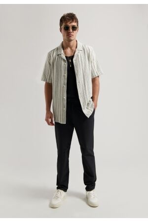 DSTREZZED DSTREZZED gene shortsleeve shirt Overhemd 107 silver birch