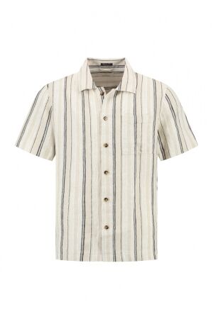 DSTREZZED DSTREZZED gene shortsleeve shirt Overhemd 107 silver birch