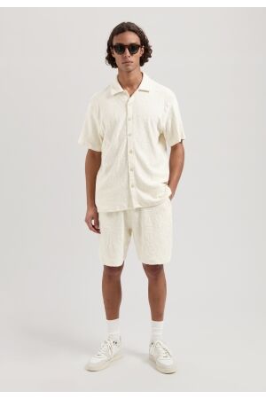DSTREZZED DSTREZZED myron shortsleeve shirt Overhemd 102 offwhite
