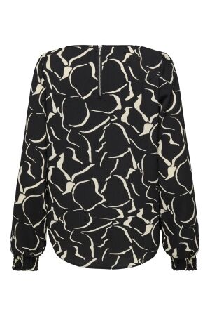 Only Only onlelite life l/s top noos ptm T-shirt Lange mouw black rebel graphic