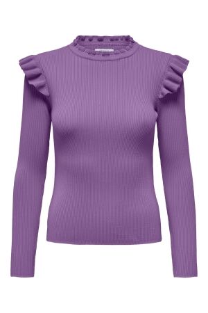 Only Only onlsia sally ruffle ls pullover knt noos Trui liatris