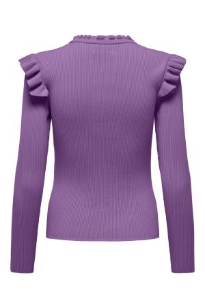Only Only onlsia sally ruffle ls pullover knt noos Trui liatris