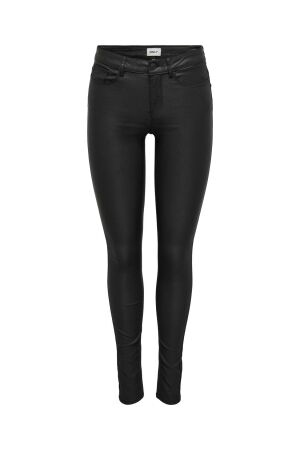 Only Only onlanne k mid waist coated pnt noos Broek black Black