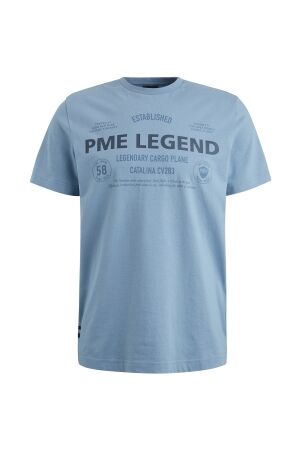 PME Legend PME Legend ptss2502560 short sleeve r-neck single jersey 5393 - ashleigh blue