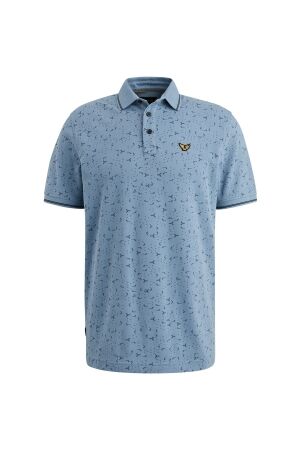 PME Legend PME Legend ppss2502852 short sleeve polo fine pique all 5393 - ashleigh blue