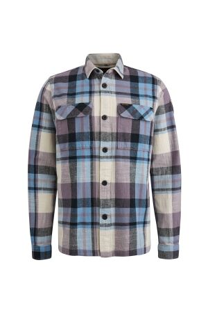 PME Legend PME Legend psi2502210 long sleeve shirt slub yarn dyed c 4184 - purple sage
