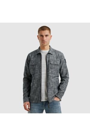 PME Legend PME Legend psi2502228 long sleeve shirt 2 tone slub 5281 - salute