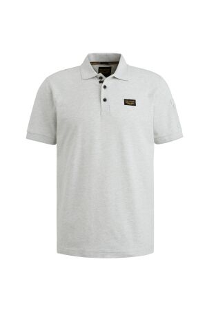 PME Legend PME Legend ppss2502899 short sleeve polo trackway polo 921 - light grey melee