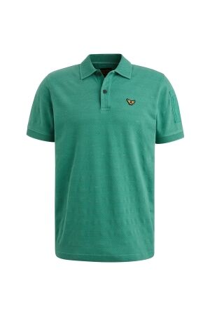 PME Legend PME Legend ppss2503856 short sleeve polo jacquard pique 6072 - deep jungle