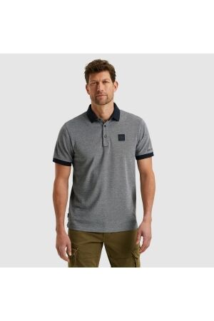 PME Legend PME Legend ppss2503858 short sleeve polo two tone pique 5281 - salute