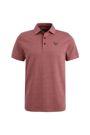 PME Legend PME Legend ppss2503883 short sleeve polo jacquard jersey 4021 - dry rose