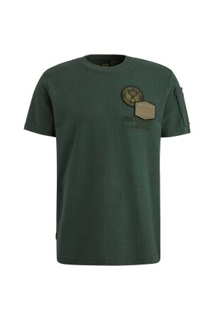 PME Legend PME Legend ptss2503572 short sleeve r-neck structured piq 6147 - green gables