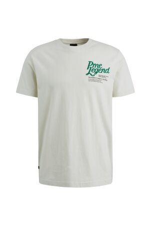 PME Legend PME Legend ptss2503569 short sleeve r-neck single jersey 7013 - bone white