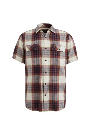 PME Legend PME Legend psis2503234 short sleeve shirt y/d slub herrin 4021 - dry rose