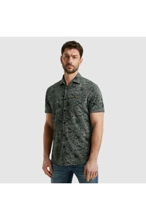 PME Legend PME Legend psis2503238 short sleeve shirt print on jersey 6147 - green gables
