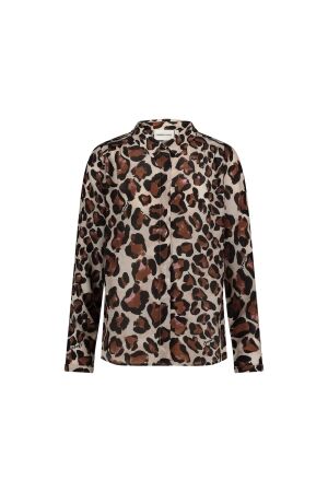 Fabienne Chapot Fabienne Chapot sunrise blouse clt-bls-62-aw24 Blouse nougat/black