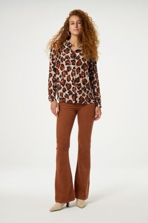 Fabienne Chapot Fabienne Chapot sunrise blouse clt-bls-62-aw24 Blouse nougat/black