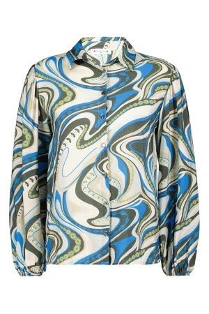 Soul Touch Soul Touch evy blouse print Blouse blue