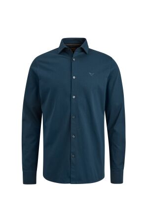 PME Legend PME Legend psi2400033 long sleeve shirt satin jersey Overhemd 5286 - navy blazer