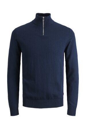 Jack & Jones Jack & Jones jjeemil knit half zip noos Trui navy blazer