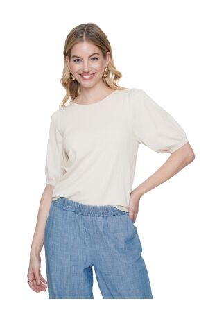 Geisha Geisha pull shoulderpleads 54006-10 Trui 721 light sand