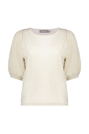Geisha Geisha pull shoulderpleads 54006-10 Trui 721 light sand