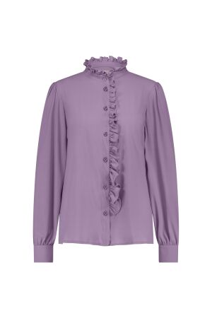 Studio Anneloes Studio Anneloes idetta ruffle blouse 12113 Blouse 5700 lila