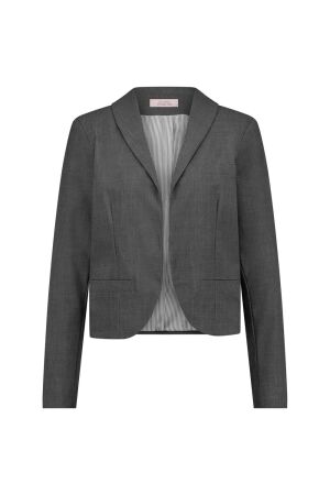 Studio Anneloes Studio Anneloes idani grey melee blazer 12119 Blazers 9500 grey melange