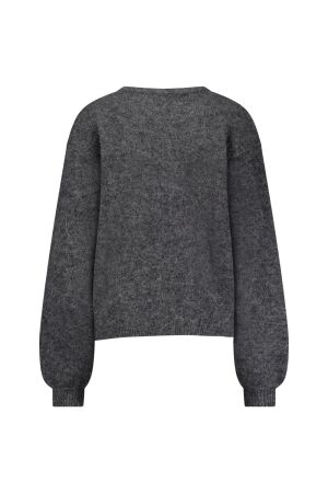 Studio Anneloes Studio Anneloes lisette furry pullover 12161 Trui 9500 grey melange