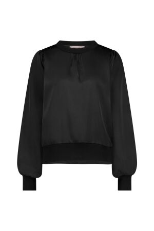 Studio Anneloes Studio Anneloes pippa top 12256 T-shirt Lange mouw 9000 black