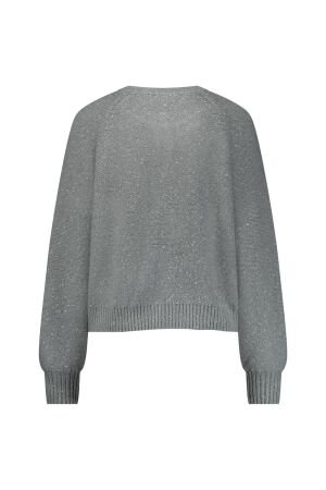 Studio Anneloes Studio Anneloes kaya cardigan 12163 Vest 9100 light grey