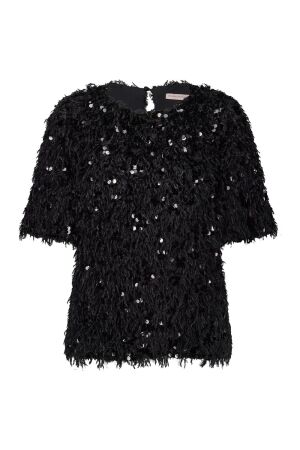 Studio Anneloes Studio Anneloes madison party top 12042 T-shirt Korte mouw 9000 black