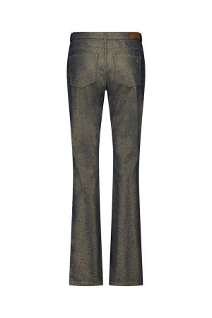 Studio Anneloes Studio Anneloes flair gold denim trousers 12067 Flare 0002 gold