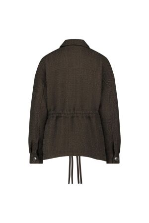 Studio Anneloes Studio Anneloes desiree tweed jacket 12146 Jackets 8700 espresso
