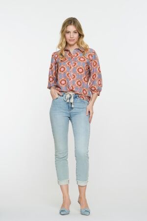 Geisha Geisha jeans turn-up 51004-10 Skinny fit 835 stonebleach denim