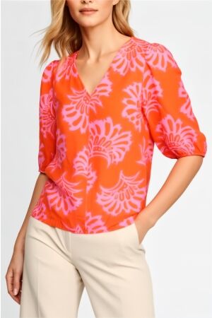 Geisha Geisha top 53204-20 Tops en Singlets 220 coral/pink